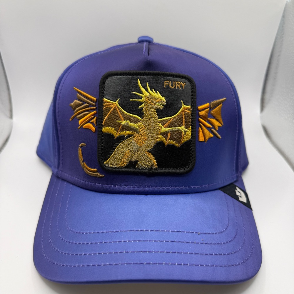 Goorin Brothers Hell Hath No Fury Dragon Trucker Hat Galactic Purple 101-2239
